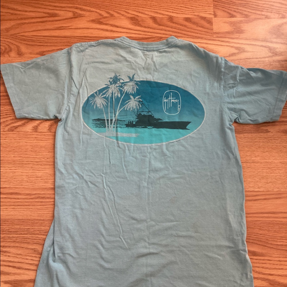 Guy Harvey blue womens t shirt